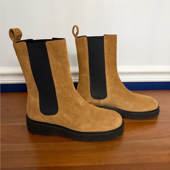 Staud Palamino Suede Chelsea Boots Size 37 New without box (equals a US 6.5) - Picture 2 of 9